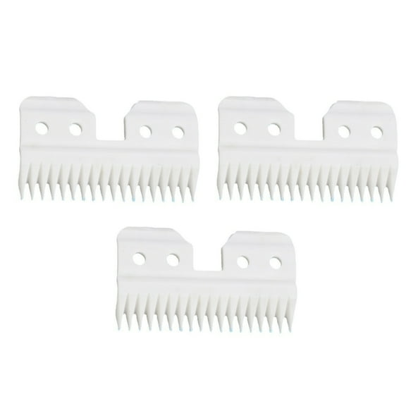 ARCADORA 3 Ceramic Clipper Blades 18 Teeth Cool Running for Wahl A5 Clippers 3F 4F 5F 7F 10 30 40 50 Long Lasting