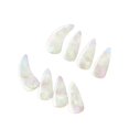 thumbnail image 2 of Fiocias 8 Pieces Guzheng Finger Picks for Adult Curved Double Sided Nail Covers Finger Nail Protectors Sturdy Compact Material Comfortable Design Suitable for Learning Performance String style B, 2 of 8