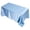 A015- Sky Blue, variant on Red Satin Tablecloth with Rectangular Polyester Design, 57 X 84 Inches, for Wedding and Party Decor, Table Cover