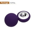 thumbnail image 3 of Uxcell 10pcs Botón de Tela Cubierto de 20mm, Botón Redondo de Costura, Violeta, 3 of 6