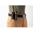 thumbnail image 3 of E-Living Store Fully Adjustable Men's Military Style Canvas Web Belt with Ratchet Buckle, Black, 56", Black, 3 of 8