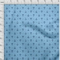 thumbnail image 4 of oneOone Viscose Chiffon Light Blue Fabric Nautical Craft Projects Decor Fabric Printed By The Yard 42 Inch Wide, 4 of 5