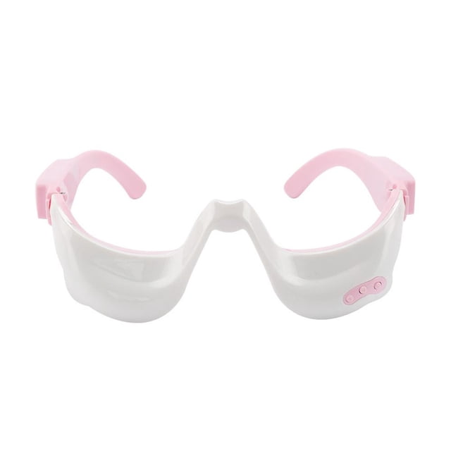 3D Micro-Current Pulse Eye Relax Massager, USB Rechargeable Heating Therapy Acupressure Device for Eye Fatigue Relief