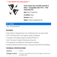 thumbnail image 2 of Front Control Arm and Ball Joint Kit 4 Piece - Compatible with 1975 - 1995 Chevy G10 1976 1977 1978 1979 1980 1981 1982 1983 1984 1985 1986 1987 1988 1989 1990 1991 1992 1993 1994, 2 of 2