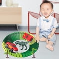 thumbnail image 4 of Juguetes de dinosaurio de bricolaje Juguete modelo eléctrico flexible para Juego de juguete de carreras para de 3 4 5 52 piezas SM SunniMix Juego de pista de tren, 4 of 8