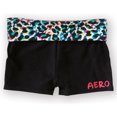 thumbnail image 1 of Aeropostale Womens Solid Animal Yoga Athletic Sweat Shorts, Negro, XS Aeropostale Sudor, 1 of 3