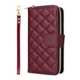 thumbnail image 2 of for iPhone 7 / iPhone 8 / iPhone SE 2022 & 2020 Zipper Wallet Case with Card Holder - PU Leather Stand Phone Case, Crossbody Shoulder Strap & Wrist Strap, Shockproof Protective Cover, Winered, 2 of 10