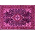 thumbnail image 1 of Ahgly Company Indoor Rectangle Medallion Pink Traditional Area Rugs, 7' x 10', 1 of 4