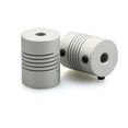 thumbnail image 1 of Aleación de aluminio acoplamientos de eje flexible acoplador elástico motores paso a paso Motor tornillo 5x8x25mm impresoras 3D 2 Piezas Vogacara JJ12189-00, 1 of 2
