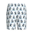 thumbnail image 2 of Haiem Skiing Penguin Funny Men's Pajama Short with Soft Woven Cotton Elastic Waistband Sleep Short-XX-Large, 2 of 9