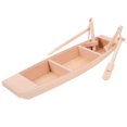 thumbnail image 1 of Mini modelo de barco de madera Barco de pesca de madera pequeño Barco modelo pequeño para la decoración de la oficina en casa, 1 of 6