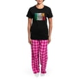 thumbnail image 4 of CafePress - Irish Italian Women's Dark Pajamas - Women's Short Sleeve Print T-Shirt and Pants Dark Cotton Pajama Set, 4 of 7