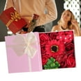 thumbnail image 4 of Caja De Regalo De Jabón De Baño De Flores, Jabón De Flores Exquisito Elegante Y Seguro Delicado Para Cumpleaños Para Dama ANGGREK Rojo, 4 of 8