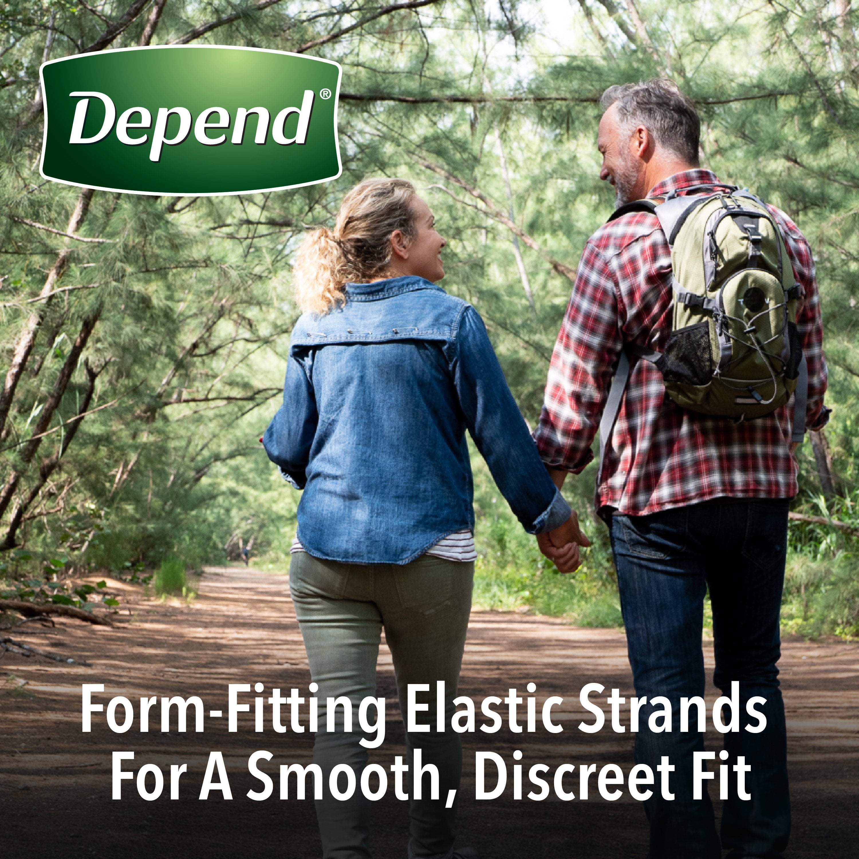 Depend Fresh Protection Disposable Underwear Male Waistband Style Large, 53745, Maximum, 56 Ct