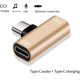 thumbnail image 5 of 3 Ports Double TypeC Adapter TypeC Male To Dual TypeC Female For Smartphones Headphone Adapter Black, 5 of 5