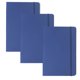 thumbnail image 1 of 3 piezas de cuero sintético A6 cuaderno de escritura de diario banda elástica papel forrado material Tomshoo Azul, 1 of 7