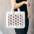 thumbnail image 6 of Yiaed Pigs Print Fluffy Shoulder Bag Plush Bags Women Ladies Tote Bag Fluffy White Furry Purse Handbag for Autumn and Winter, 6 of 7