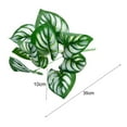 thumbnail image 6 of harmtty 1 Branch Artificial Plant Colorful Fresh-keeping Plastic DIY Realistic Artificial Stem with Leaves Household Supplies,I, 6 of 8