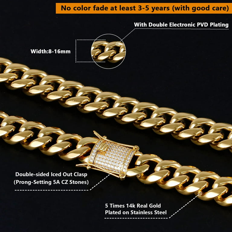 Simple Style Solid Color Stainless Steel 14K Gold Plated Bracelets