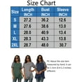 thumbnail image 3 of Womens Casual Short Sleeve Crew Neck Twist Knotted Tshirts Tops, 3 of 6