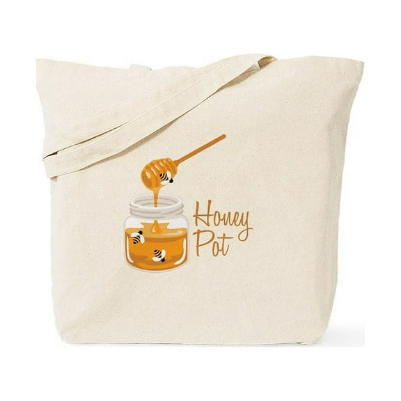 CafePress - Honey Pot Tote Bag - Unisex Canvas Tote Bag, Beige, 1-Piece