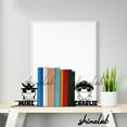 thumbnail image 5 of Shinelab Frog Metal Bookends, Farmhouse Desk Decor, Frog Gift For Book Lovers 12997, 5 of 5