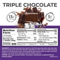 thumbnail image 2 of Barras de proteína Power Crunch 12 barras, triple chocolate, 2 of 6