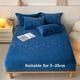 thumbnail image 4 of Funda de colchón de terciopelo cálido para invierno, sábana ajustable elástica, cubrecama de vellón coral, ropa de cama, protector de cama doble, tamaño king, 4 of 4