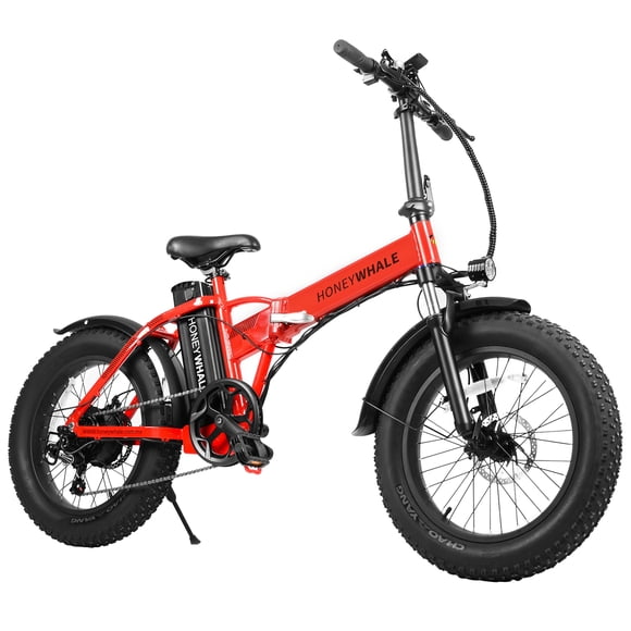 Bicicleta Eléctrica Plegable HONEY WHALE F6 PRO Rojo