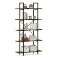 thumbnail image 1 of Costway 1 PCS 5-Tier Bookshelf 62" Tall Vintage Industrial Bookcase with Open Storage Shelves, 1 of 9