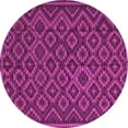 thumbnail image 1 of Ahgly Company Indoor Round Southwestern Pink Country Area Rugs, 4' Round, 1 of 4