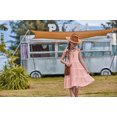 thumbnail image 4 of Arshiner Girls Bow-Tie Straps Smocked Backless Tiered Sundress with Pockets | Girls Summer Sleeveless Flowy Swing Lace Tiered Midi Dress for Kids 5-12 Years, 4 of 5