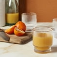 thumbnail image 2 of Denmark Tools for Cooks 12 oz. Gold Rim Glass Whiskey Lowball Drinking Glasses, Set of 4, 2 of 6