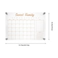 thumbnail image 2 of LEEYNEERTransparent Acrylic Dry Erase Board for Desk Weekly Planner Fridge Calendar 1, 2 of 8