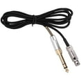 thumbnail image 3 of Cable de audio para auriculares, cable de audio de 6,35 mm/3,5 mm a mini XLR para cable auxiliar de auriculares, salida de alta intensidad, 3 of 12