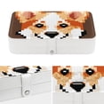 thumbnail image 4 of Pixel Dog PU Leather Earring Organizer with Removable Compartment - Portable Jewelry Stand, Bracelet Holder, Display Case, 4 of 6