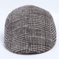 thumbnail image 3 of Tittly Winter Hats Beanie Men Women Soft Plaid Retro Hats Casul Breathable Winter Warm Comfort Beret Skull Caps Hats for Women A One Size, 3 of 3