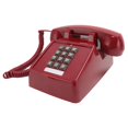 thumbnail image 1 of Teléfono Fijo Con Cable, Teléfono De Escritorio Clásico Con Tono De Campana Mecánica Retro, Volumen De Timbre Ajustable De Teléfono De Emergencia De Respaldo Para Escuelas,, 1 of 7