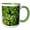 Green/White, variant on 3drose, Minnesota, Gooseberry Falls Sp, Bunchberry Flora - Us24 Rsp0022 - Rob Sheppard, 11oz Mug