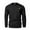Black, variant on Men's Crewneck Sweatshirts Trendy Solid Color Big and Tall Winter Warm Sweater Midweight Fleece Thermal Pullover Tops Light Blue S
