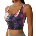 thumbnail image 2 of Balery Dragon Sujetadores deportivos con espalda cruzada para mujer, acolchados, sin costuras, de alto impacto, ideales para yoga, gimnasio, entrenamiento y fitness.-XX-Large, 2 of 8
