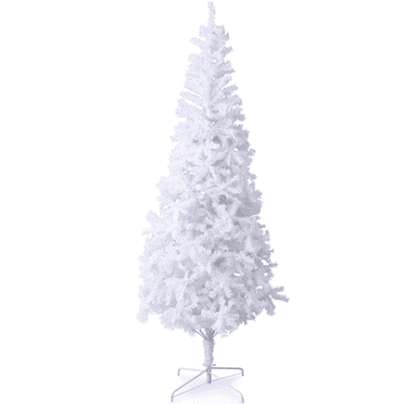 Magshion 8FT Artificial Christmas Tree with 1250 PVC Branches for Home, Office Xmas Party, White
