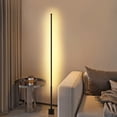 thumbnail image 1 of 1pc Lámpara de Pie LED Moderna y Minimalista con Esquina, Regulable y Operación Táctil, Altura Ajustable para Sala, Dormitorio, Oficina - Diseño de Arco Curvo, 1 of 14
