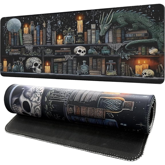 Pad Gaming Mousepad,31.5 x 11.8 Inch Large Mousepads for Keyboard and with Non-Slip Rubber Base,Suitable for School,Office,