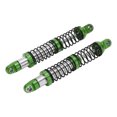 thumbnail image 4 of 1 par de amortiguadores metálicos delanteros y traseros de 102 mm para Axial SCX10 1/10 RC, piezas de coche, color verde, 4 of 14