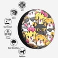 thumbnail image 6 of Kdxio Cute Cat Cartoon for Tire Cover Wheel Protectors Tyre Covers Weatherproof Wheel Covers Universal Fit for Trailer Rv SUV Truck Camper Travel Trailers 16 inch, 6 of 8