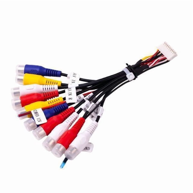 guohui Connector Camera Cable High Quality Plastic Pre-amp AV Input Output Cord Harness