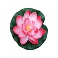 thumbnail image 2 of Artificial Floating Foam Lotus Flowers Water Lily Pond Plants Home Garden Decoration 4" Dia 9 Colors, 2 of 5