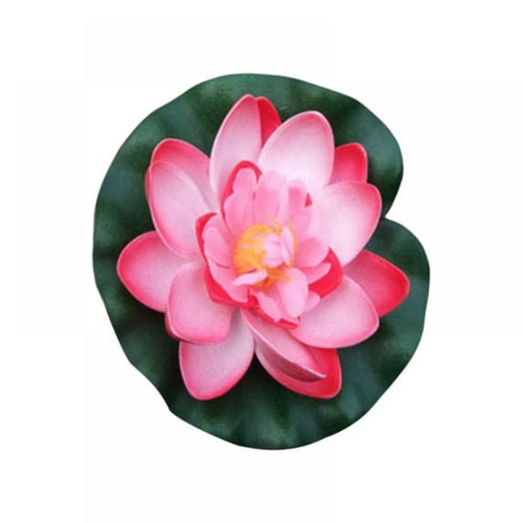 3Pcs Lily Pads for Ponds - Realistic Water Lily Pads Leaves & Floating Foam Lotuses for Garden Koi Fish Pond Decor