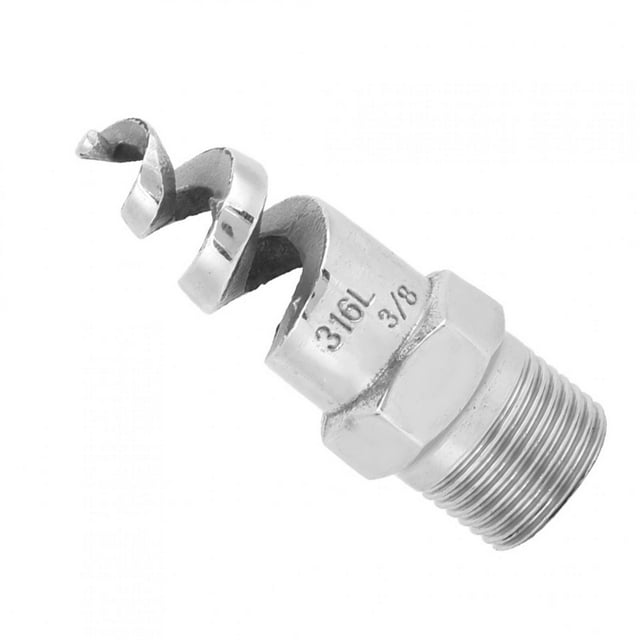 Stainless Steel Male Thread Spiral Nozzle Anti Clogging Watering Accessories 1/4 Inch -1 Inch Compact Structure, Wide Range of Use
